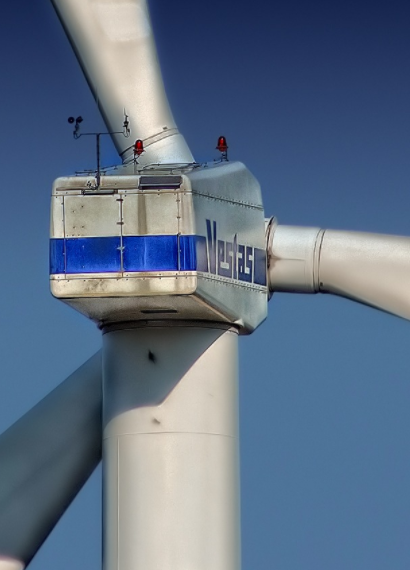 Back of Wind Turbine